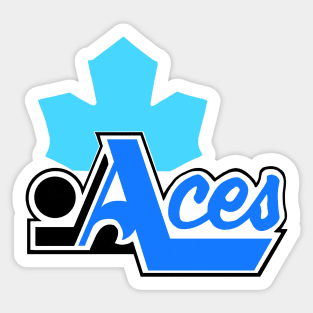 Defunct Hampton Aces Hockey 1981 Sticker